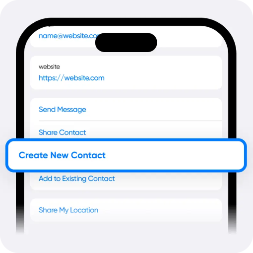 create contact image