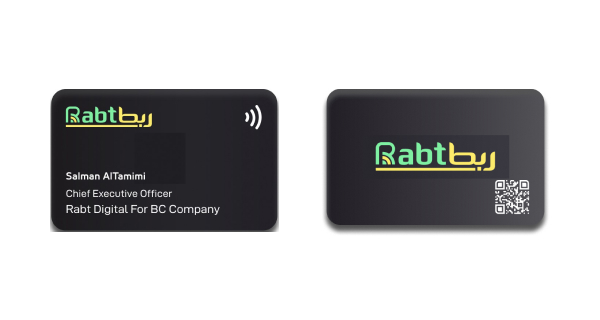 NFC business cards in metal